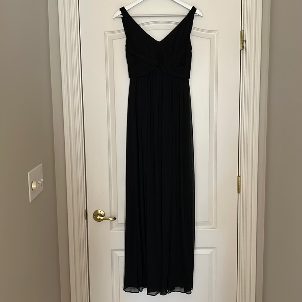 David’s Bridal Black Bridesmaid Dress